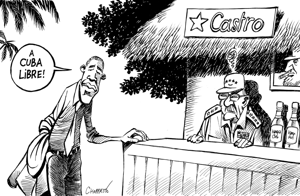  OBAMA IN CUBA	 by Patrick Chappatte