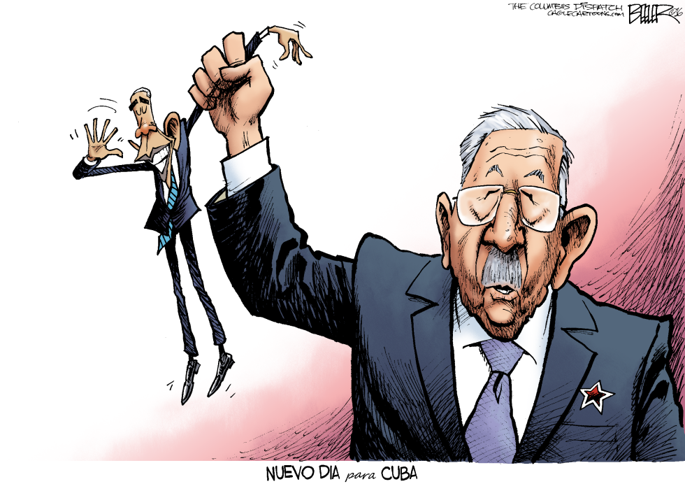  OBAMA EN CUBA  by Nate Beeler