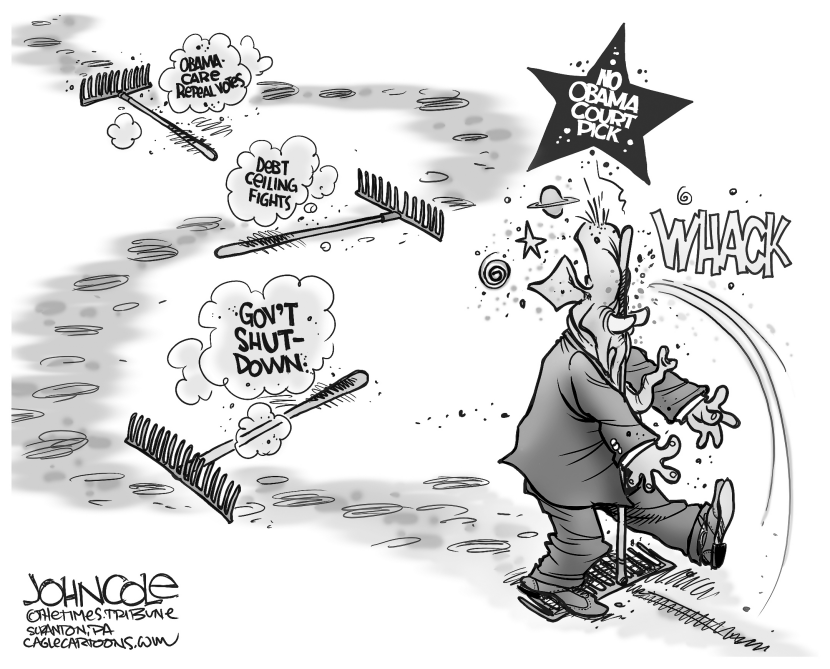 GOP Slapstick BW