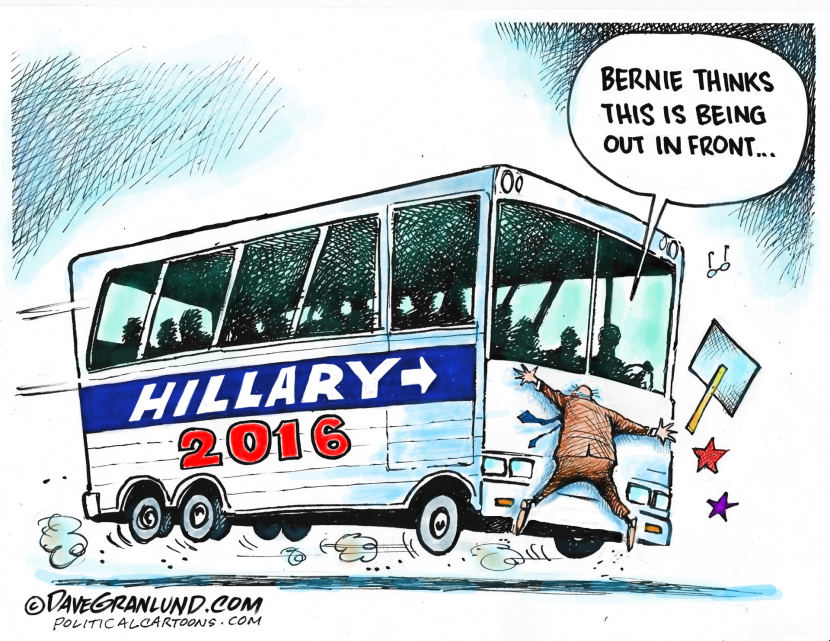 Hillary vs Bernie COLOR
