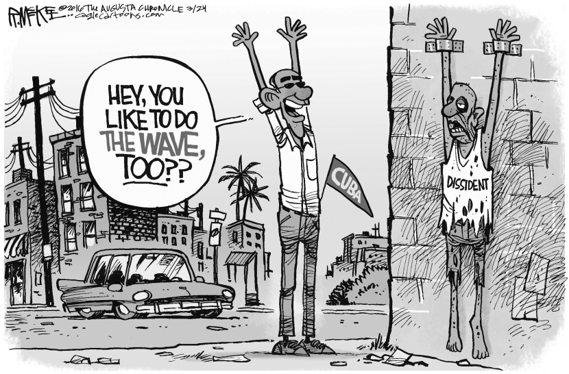 Obama Cuba Wave