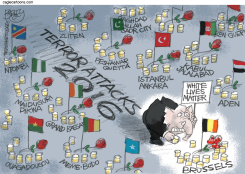 SOME LIVES MATTER  by Pat Bagley