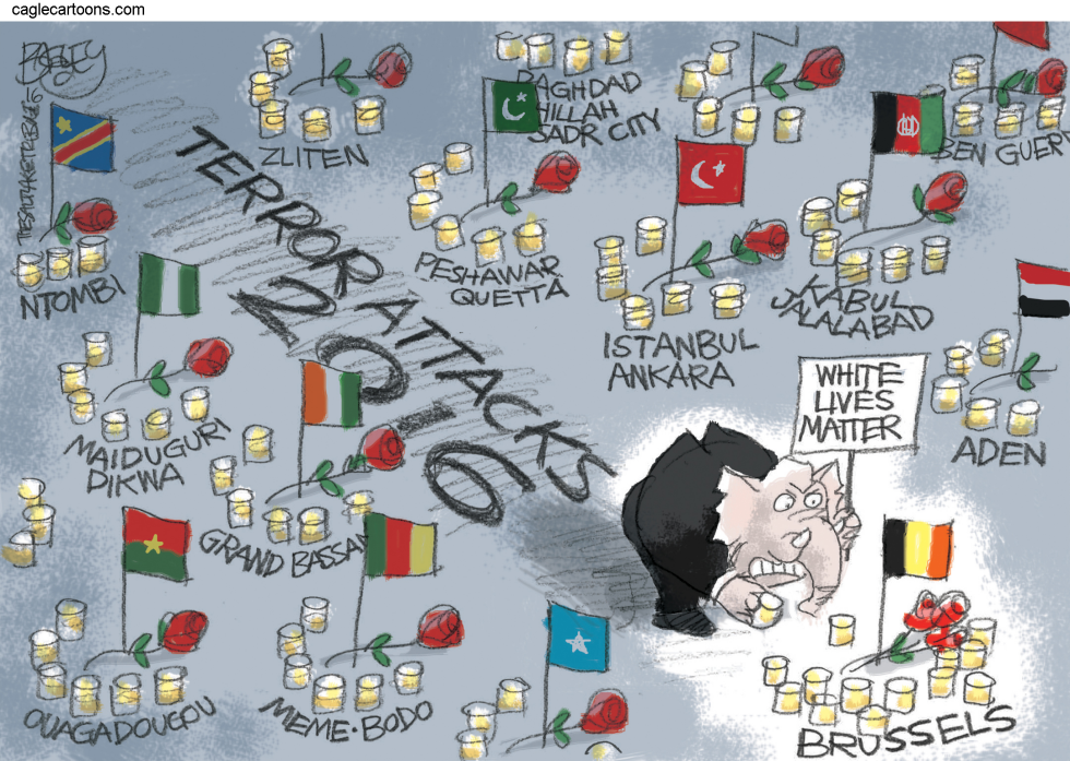  SOME LIVES MATTER by Pat Bagley