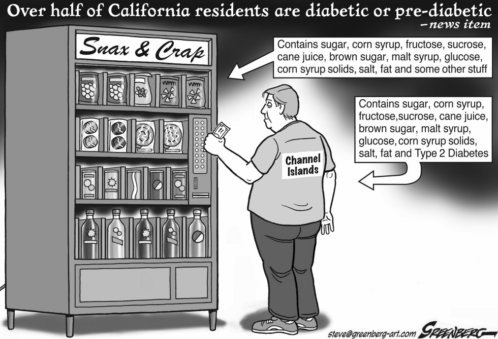 CALIF Diabetics bw