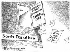 NC ANTI-LGBT LAW by Dave Granlund