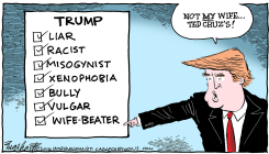 TRUMP/CRUZ WIVES  by Bob Englehart