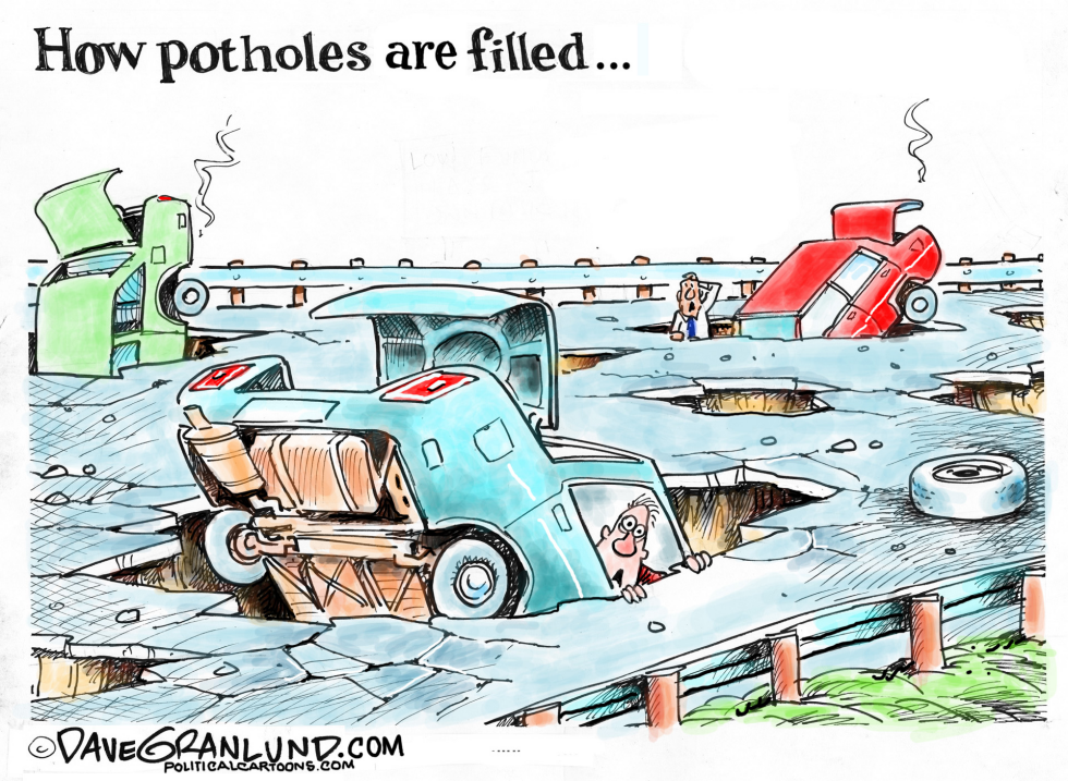  ROAD REPAIRS by Dave Granlund