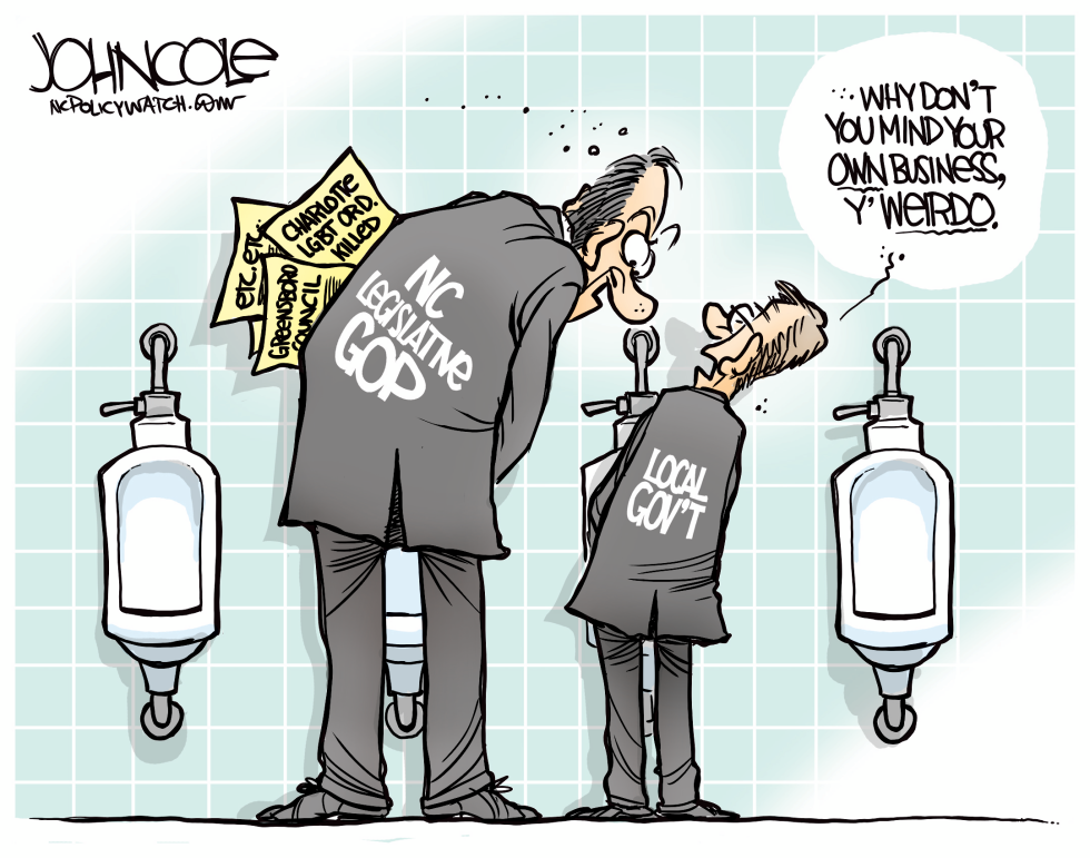 LOCAL NC -- Busy Body Legislature COLOR