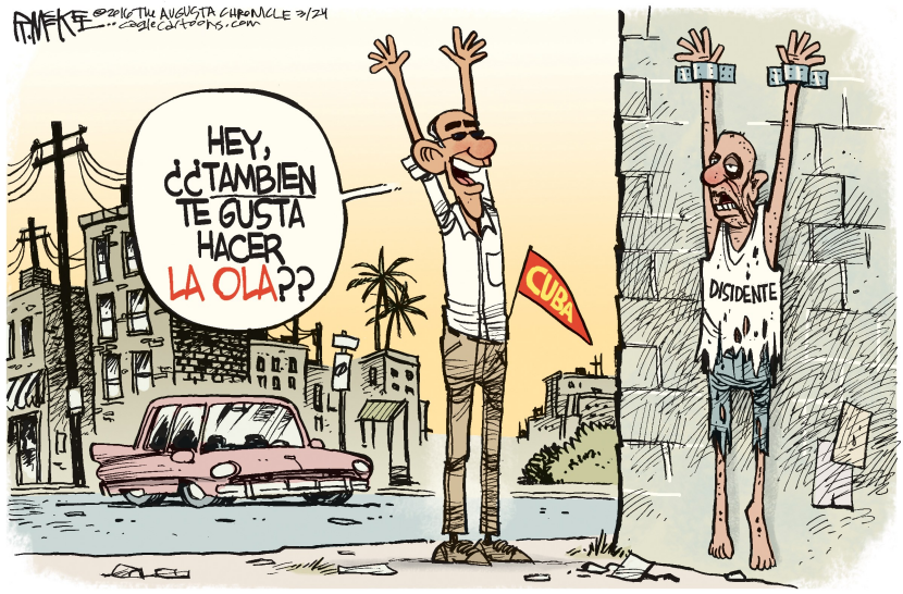 Obama y la Ola en Cuba / COLOR