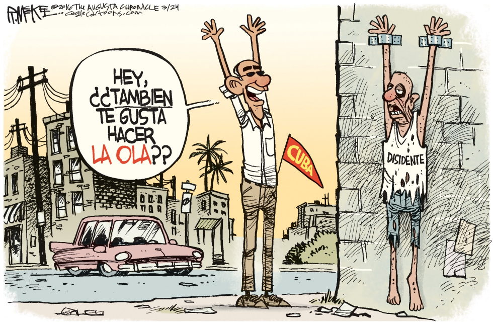 Obama y la Ola en Cuba / COLOR