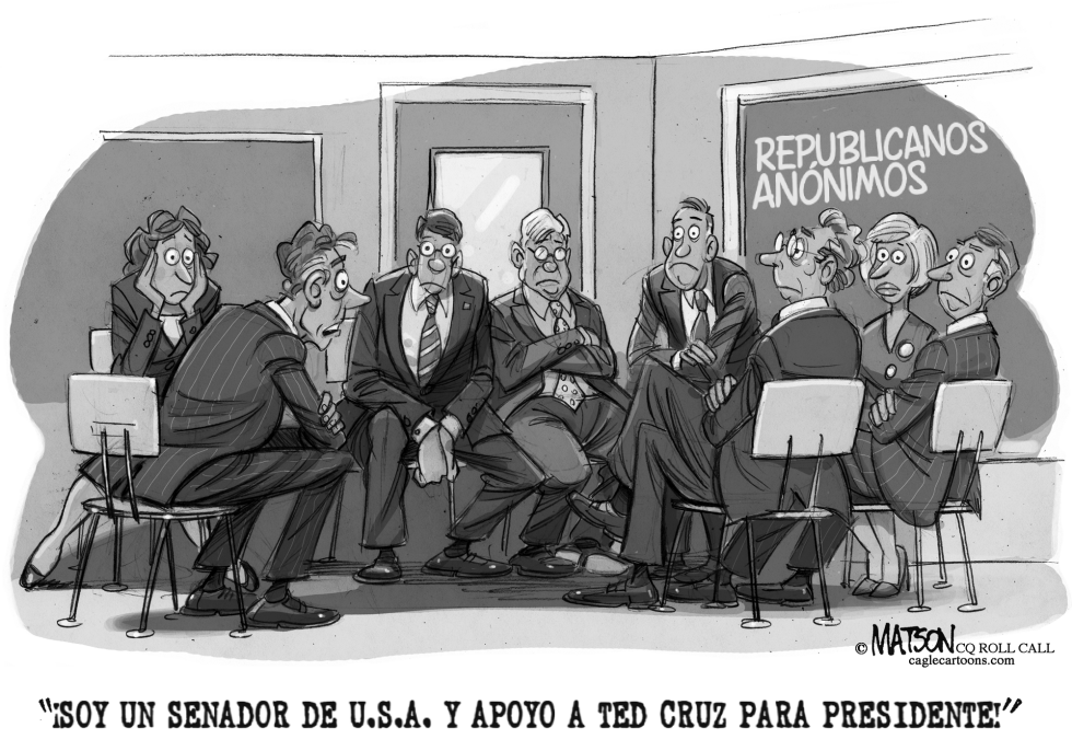 Apoyo para Senadores que respaldan a Ted Cruz