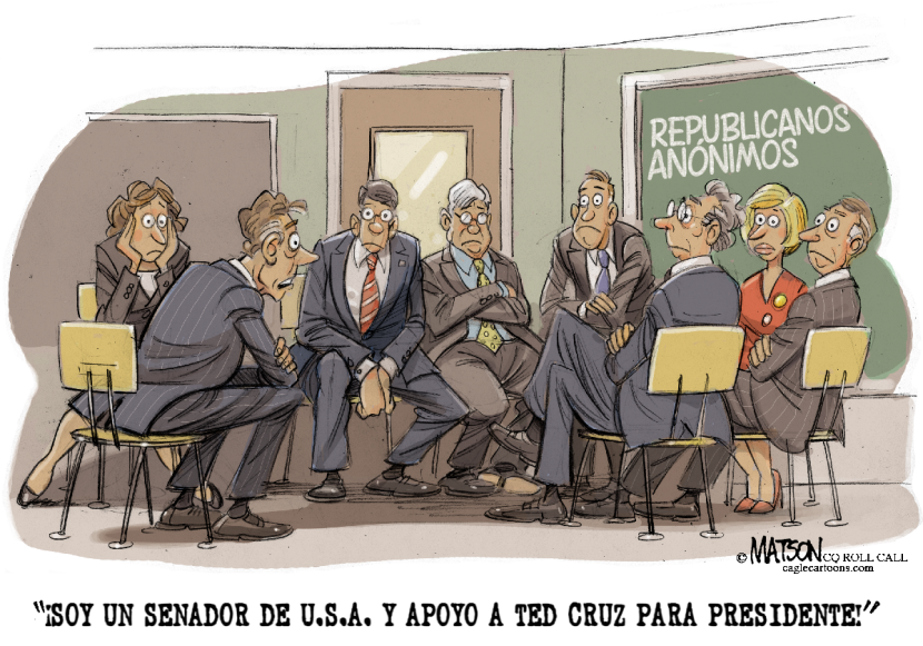 Apoyo para Senadores que respaldan a Ted Cruz COLO