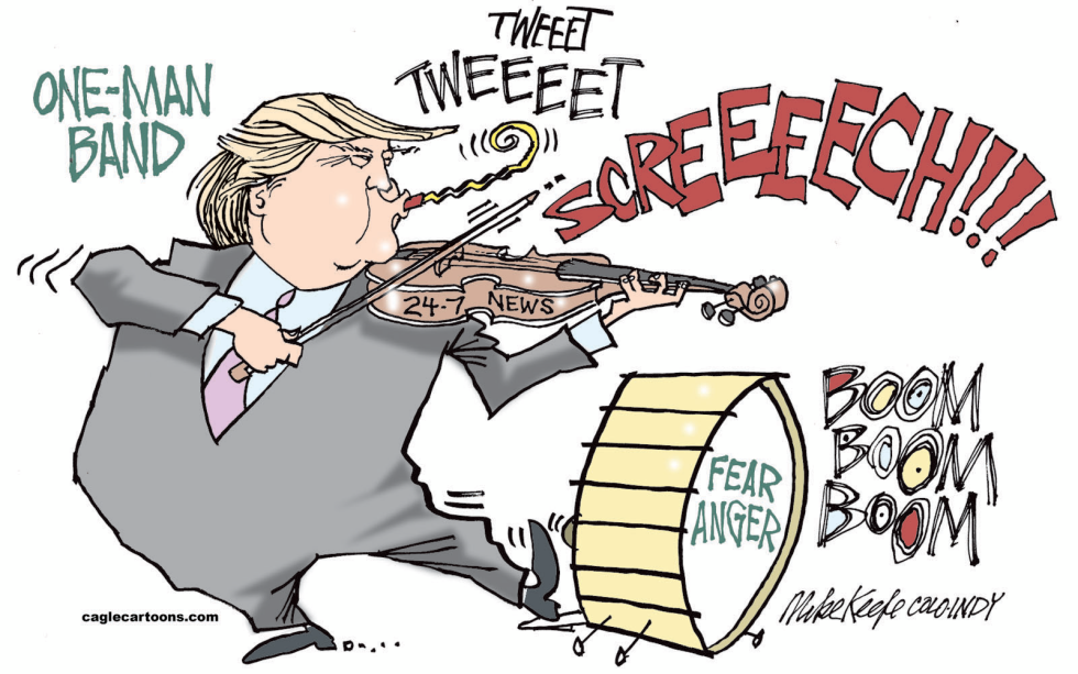 One Man Band Trump COLOR
