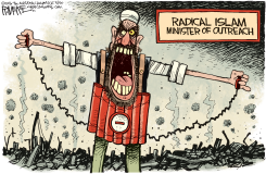 RADICAL ISLAM OUTREACH  by Rick McKee