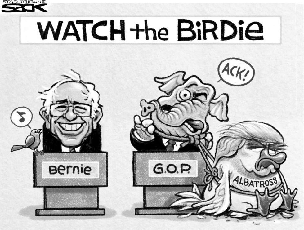  BERNIE BIRD B/W by Steve Sack