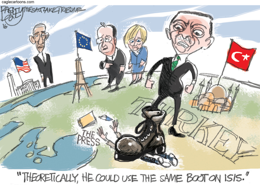 Turkey Stomp the Press COLOR
