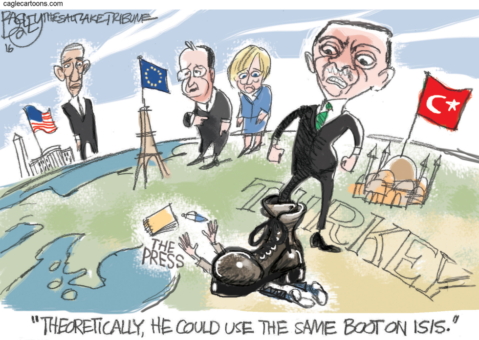 Turkey Stomp the Press COLOR