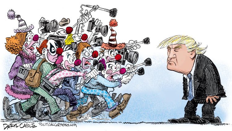 Image result for pro-trump cartoon
