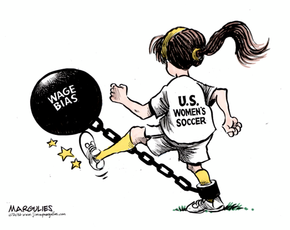 US Women's Soccer Team and Wage Discrimation color