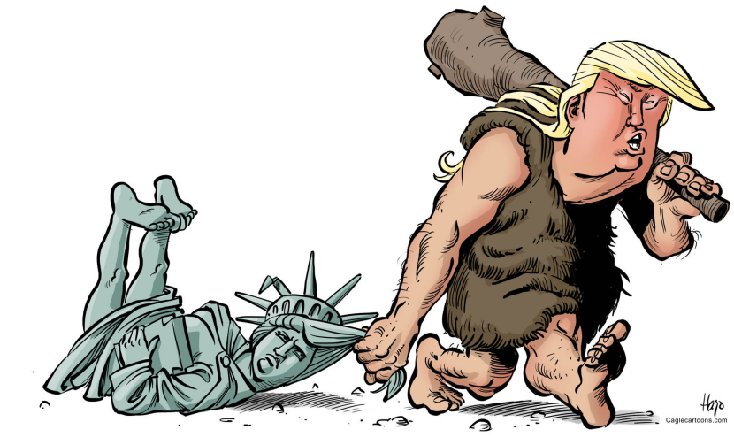 Trump the Caveman COLOR