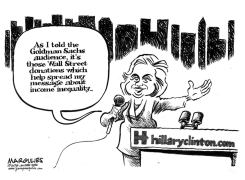 HILLARY AND INCOME INEQUALITY by Jimmy Margulies