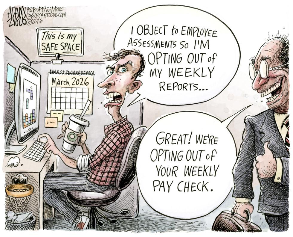  OPT OUT MOVEMENT by Adam Zyglis