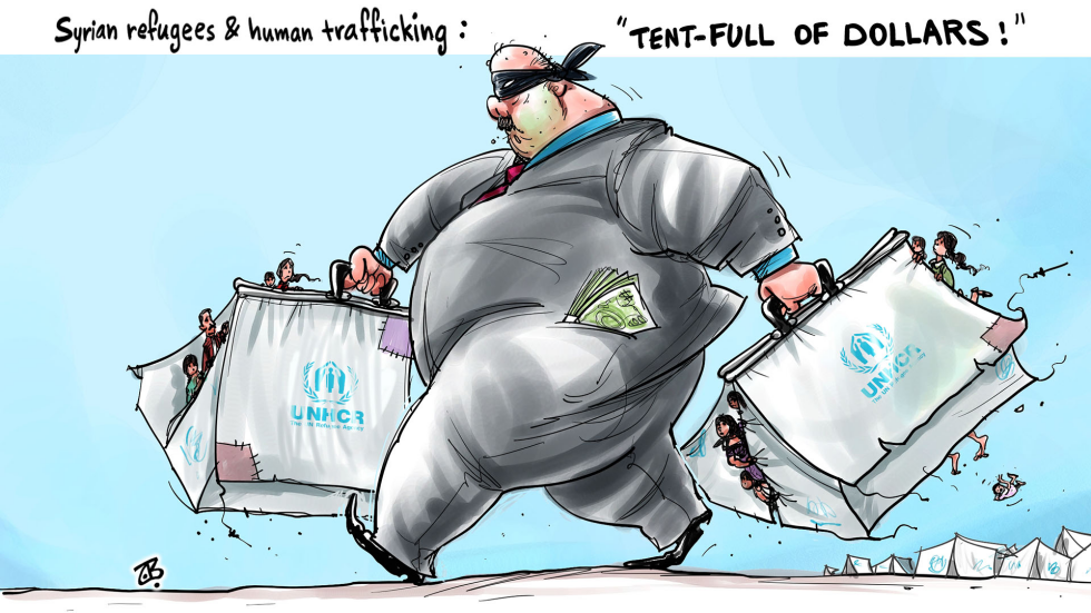Syrian refugees  human trafficking