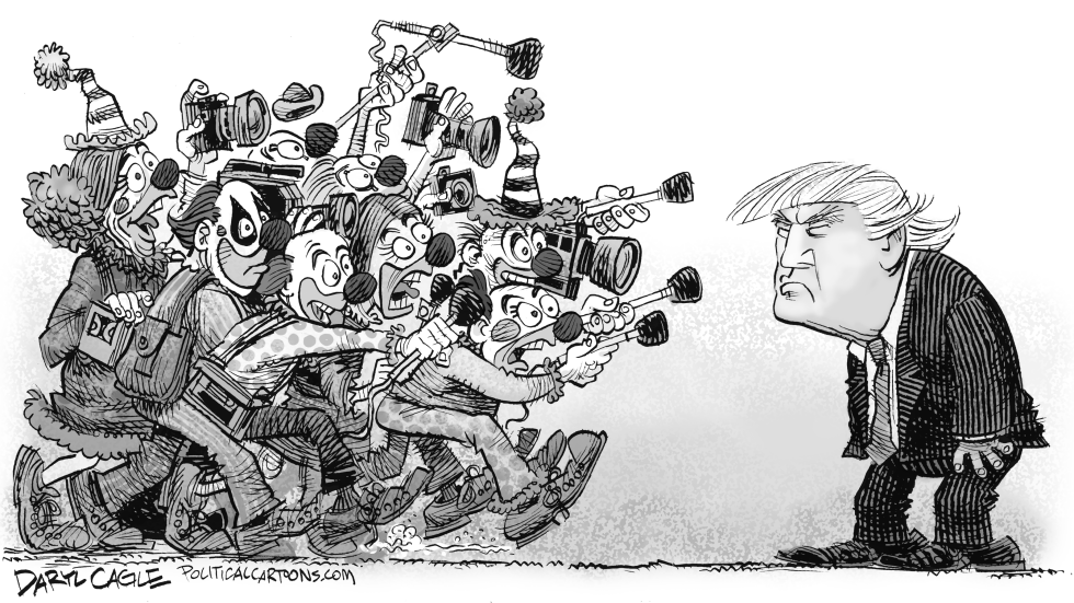  DONALD TRUMP Y EL CIRCO DE MEDIOS by Daryl Cagle