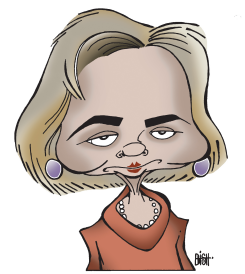 HILLARY CLINTON,  by Randy Bish