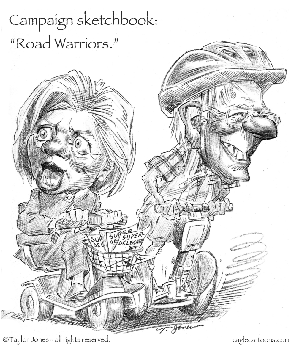  CAMPAIGN SKETCHBOOK - ROAD WARRIORS by Taylor Jones