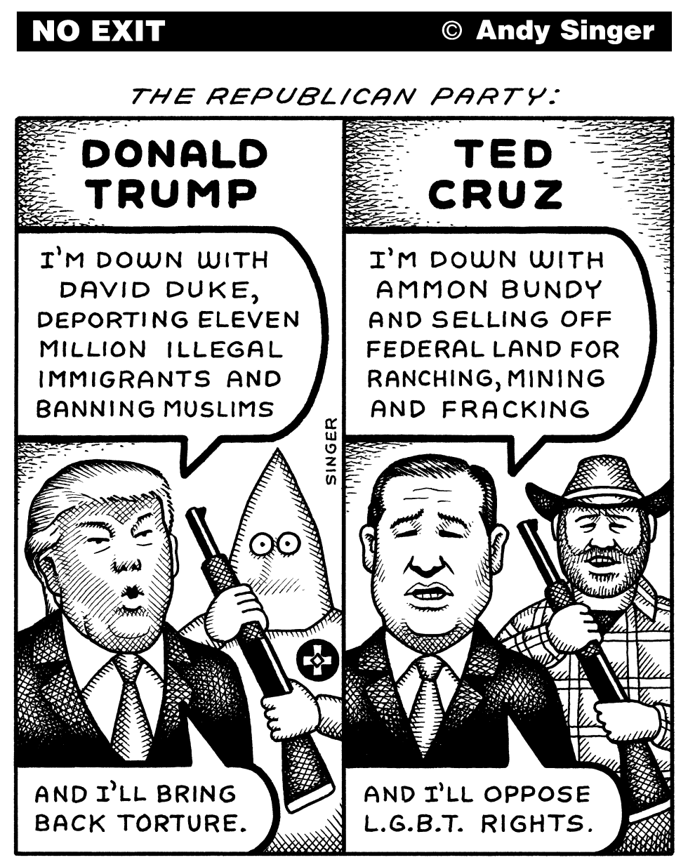 Donald Trump Versus Ted Cruz