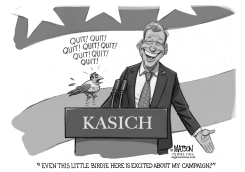 A LITTLE CRUZ BIRDIE VISITS THE KASICH CAMPAIGN by R.J. Matson
