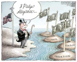 OFFSHORE  by Adam Zyglis