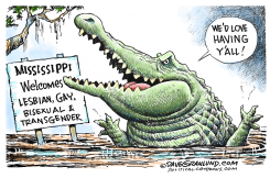 MISSISSIPPI AND LGBT  by Dave Granlund