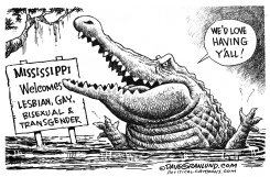 MISSISSIPPI AND LGBT  by Dave Granlund