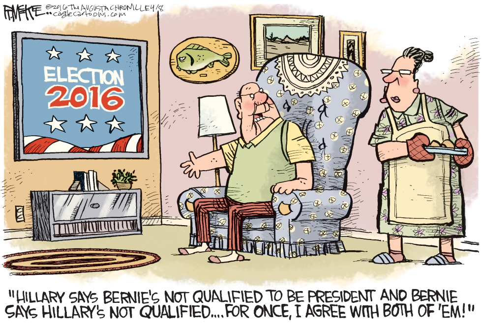  UNQUALIFIED DEMS by Rick McKee