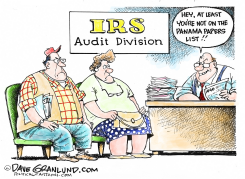 PANAMA PAPERS AND IRS  by Dave Granlund