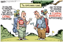GENTLEMAN'S GAME  by Rick McKee