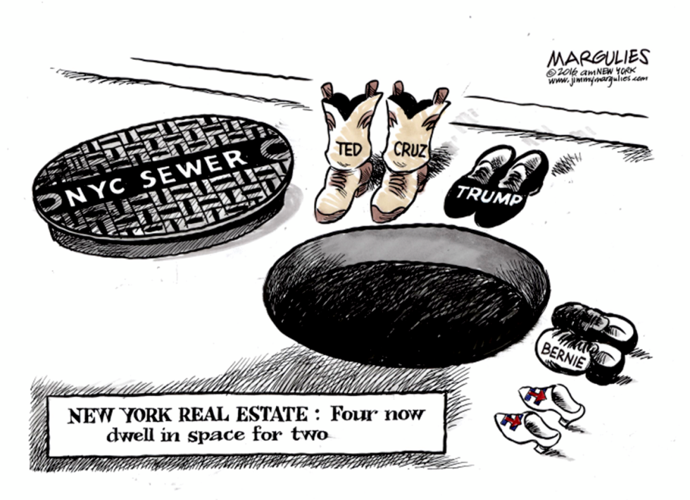 2016 Campaign Tone for New York Primary color