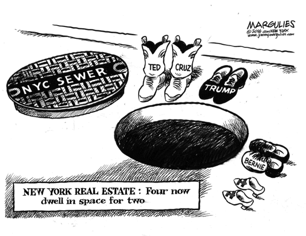 2016 Campaign Tone for New York Primary