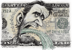 THE PARTY OF LINCOLN  by Daryl Cagle