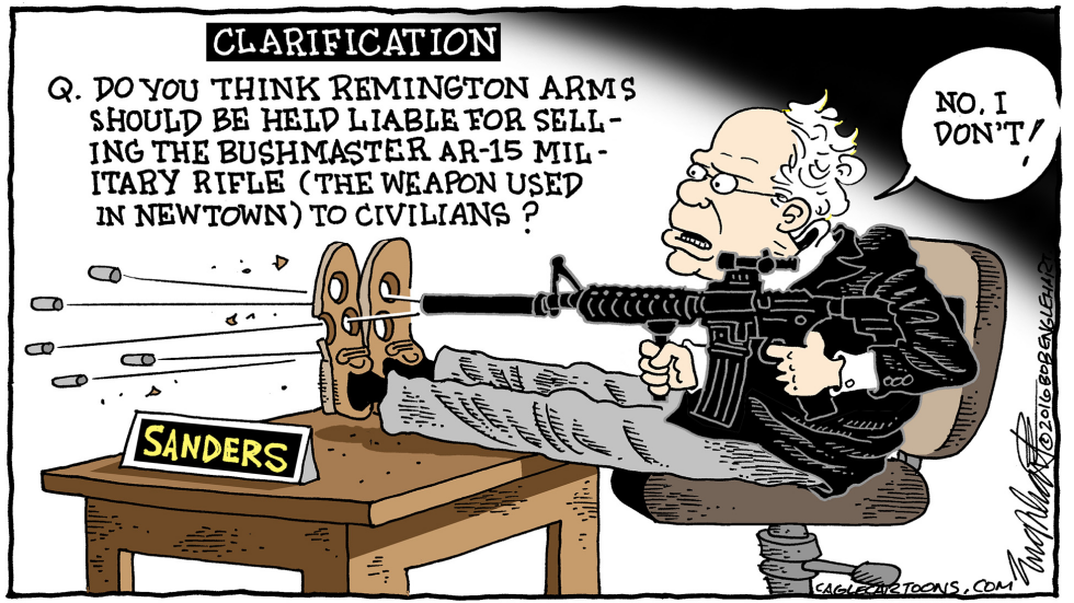  BERNIE GUNS by Bob Englehart