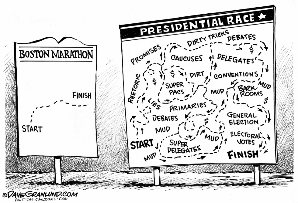 Marathon vs political race