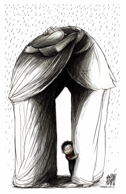 HOGAR DE NIñO DESPLAZADO /  by Angel Boligan