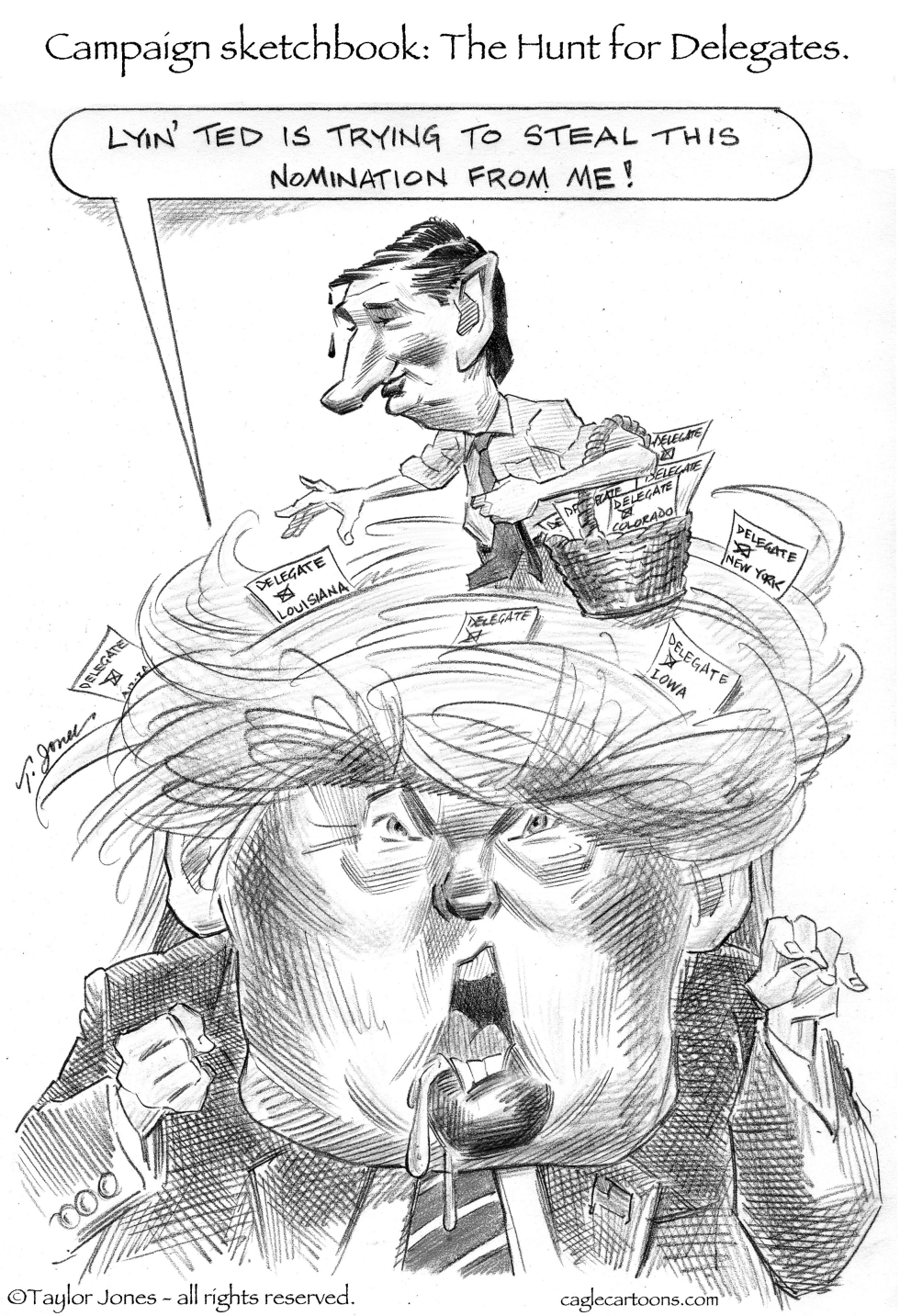 Campaign Sketchbook - Hunt for Delegates