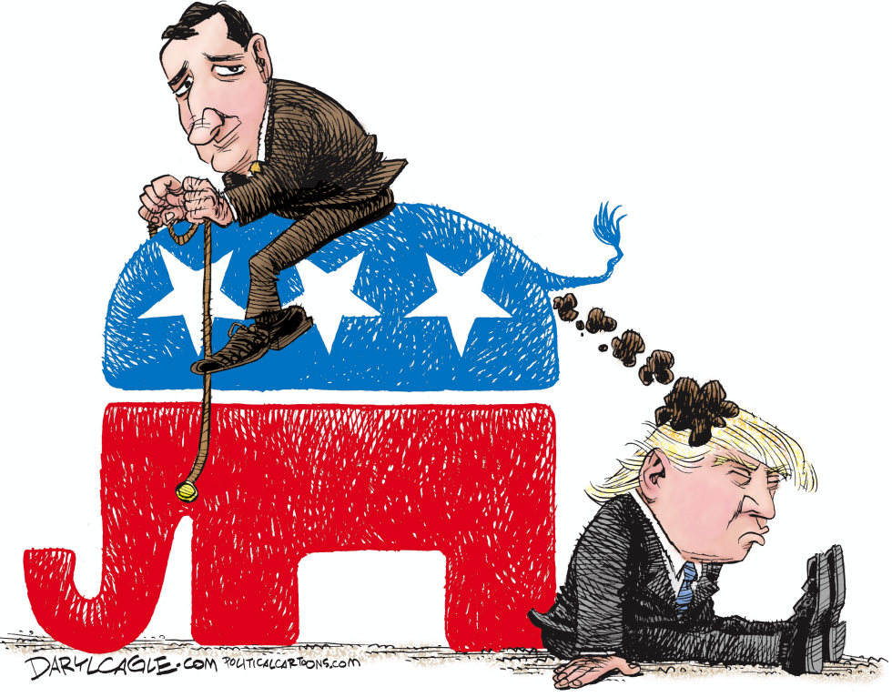  TRUMP, CRUZ AND GOP DELEGATE SELECTION PROCESS by Daryl Cagle