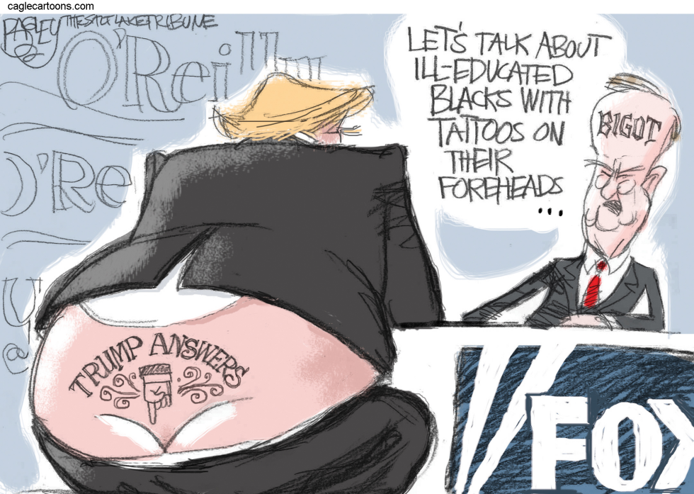  TRUMP STAMP  by Pat Bagley