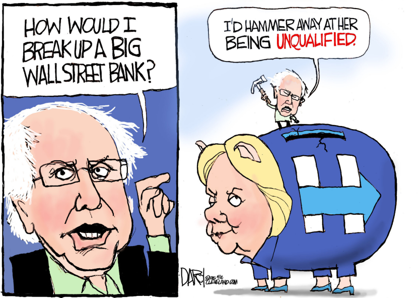 Bernie attacks Hillary