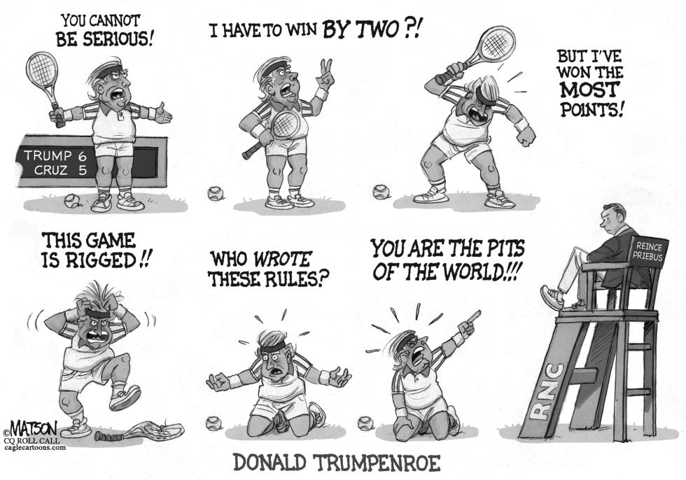 Donald Trump Argues Like John McEnroe With RNC Umpire
