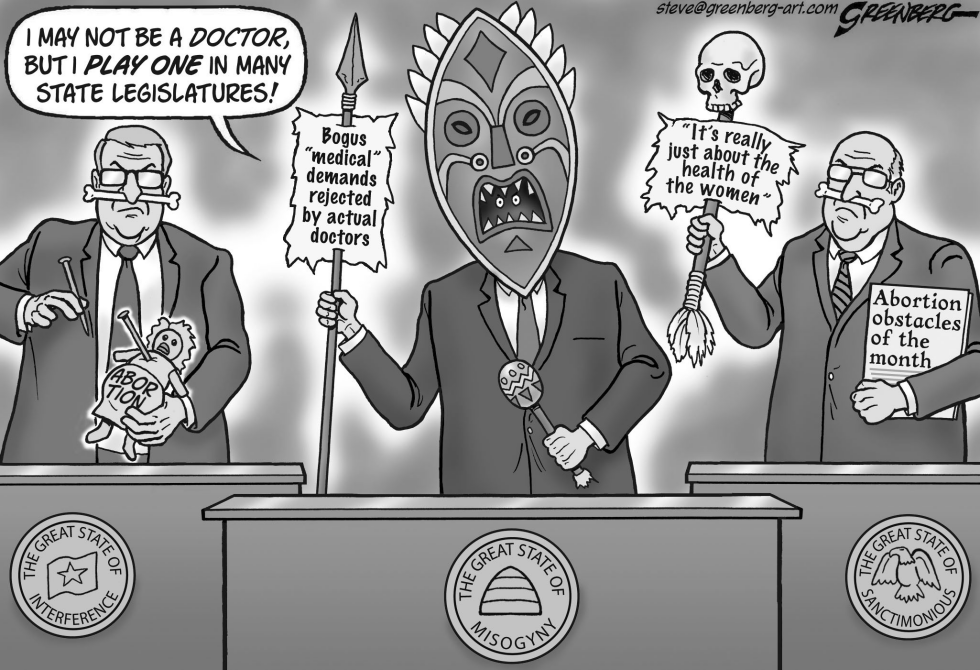 Witch doctor bw
